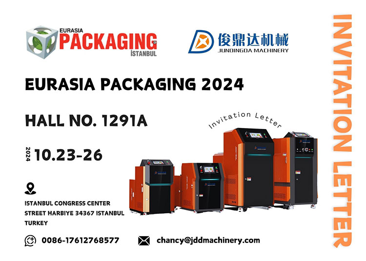 Ruian Jundingda Machinery Co., Ltd. all'Eurasia Packaging 2024, Istanbul, Turchia